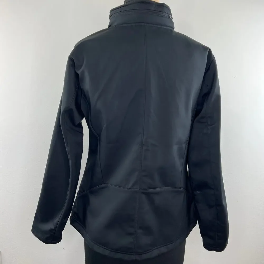 NIKE Women's Black Front Zip Verizon NY JETS Ambassador Jacket Size M NEW